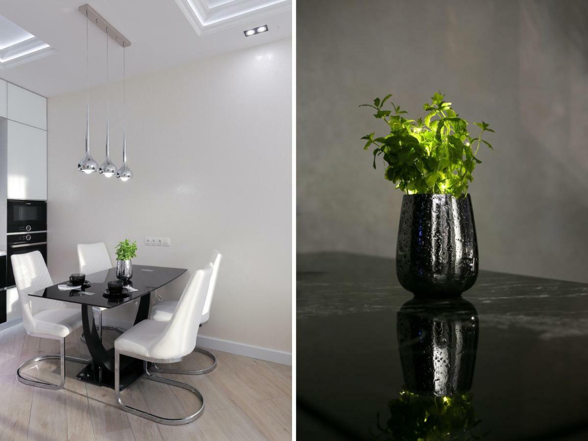 קייב Black&White Apartment In Smart Plaza מראה חיצוני תמונה