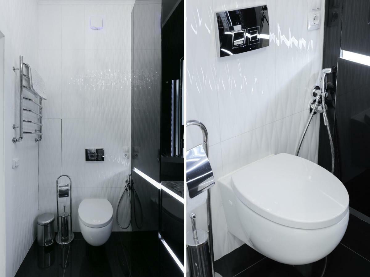 קייב Black&White Apartment In Smart Plaza מראה חיצוני תמונה